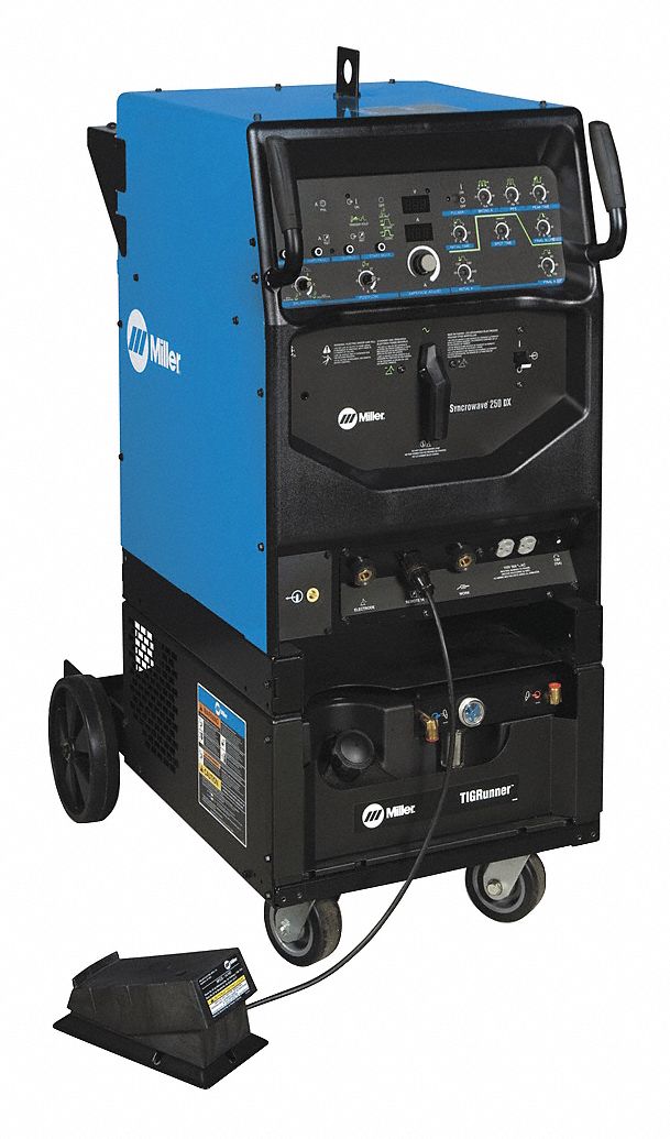 MILLER ELECTRIC Soldadora TIG, Syncrowave 250 DX TIGRunner, Voltaje de Entrada 200/230/460VCA