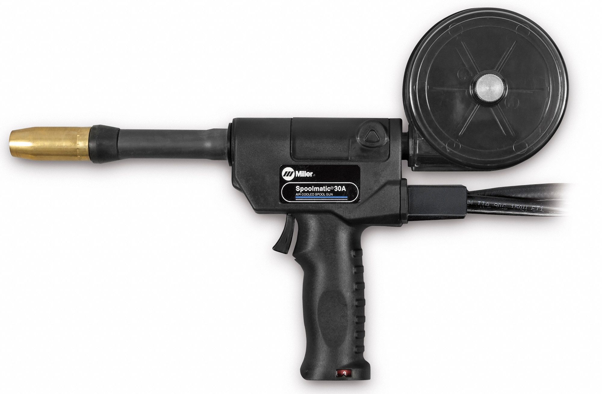 MILLER ELECTRIC Spool Gun: Spoolmatic 30, 200 A, 1/16 in, 30 ft Cable