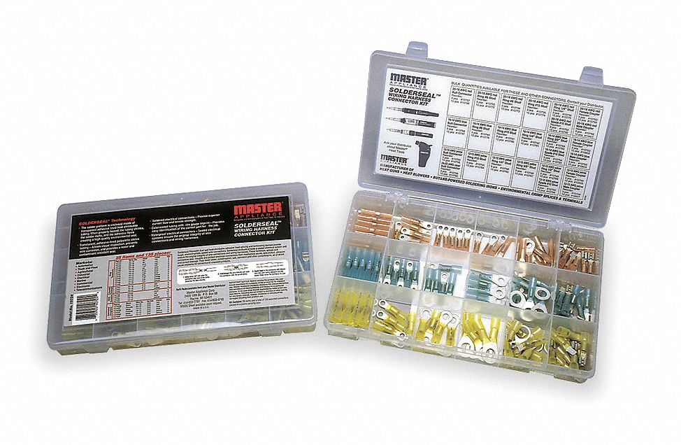 MASTER APPLIANCE Solder and HeatSeal Large Assortment Kit 135 Pieces
