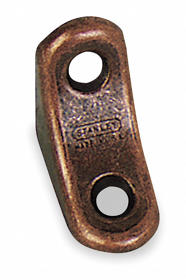 GRAINGER APPROVED 1 2/5 in" x 3/4 in" Steel Chair/ Corner Braces with