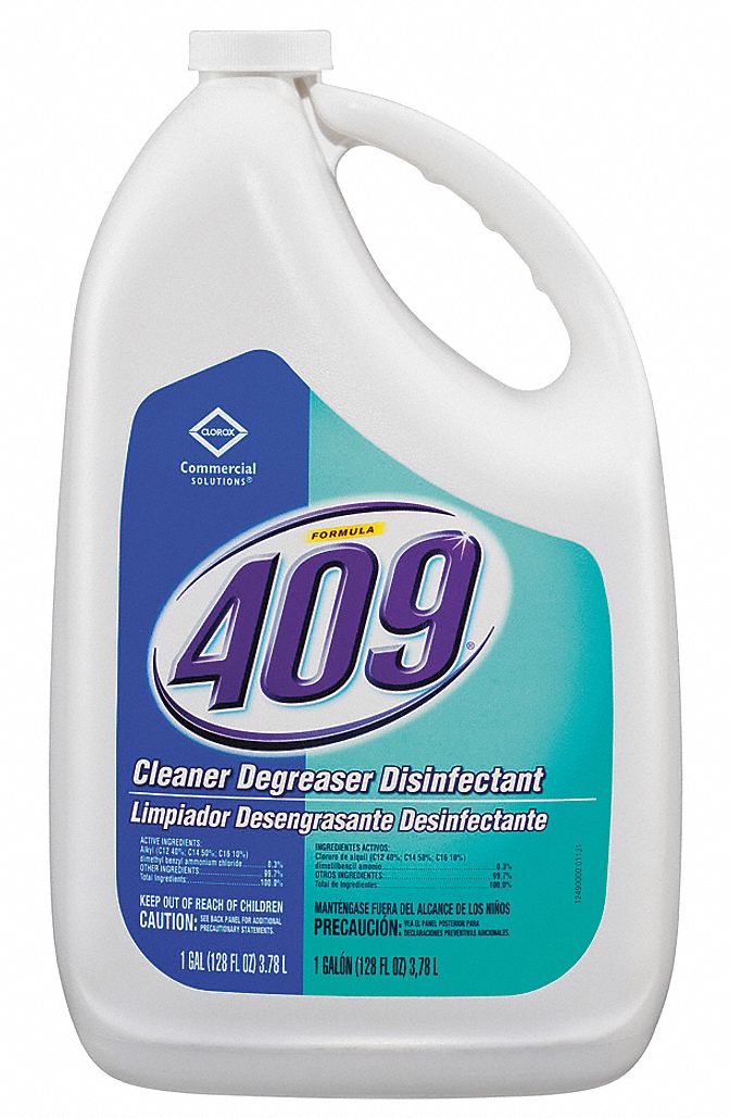 FORMULA 409 Cleaner/Degreaser, Jug Container Type, 128 oz Container