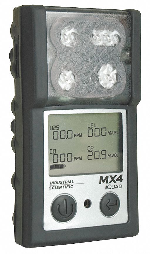 MultiGas Detector, 4 Gas, Detects Oxygen, Carbon Monoxide, Hydrogen