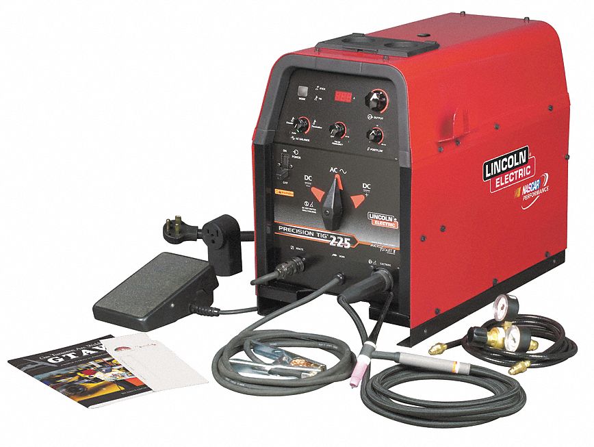 LINCOLN ELECTRIC Tig Welder, Precision TIG 225 ReadyPak Series, Welder