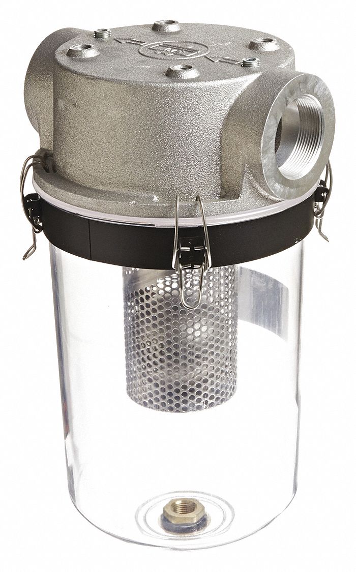 SOLBERG Aluminum Liquid Separator 5JPZ5STS200C Grainger