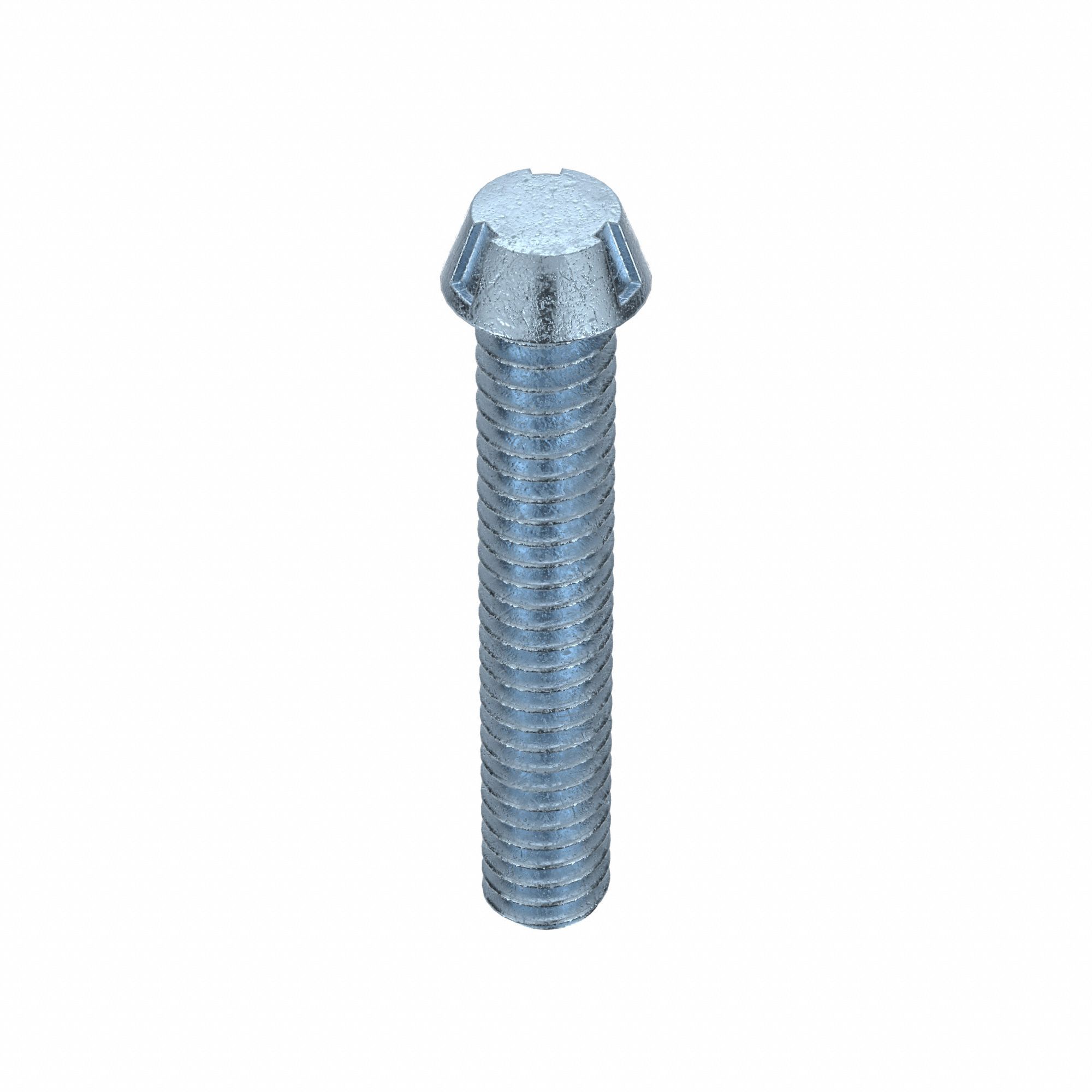 1/4"20 Thread Size, 1 1/2 in Lg, Tamper Resistant Screw 5KA680207