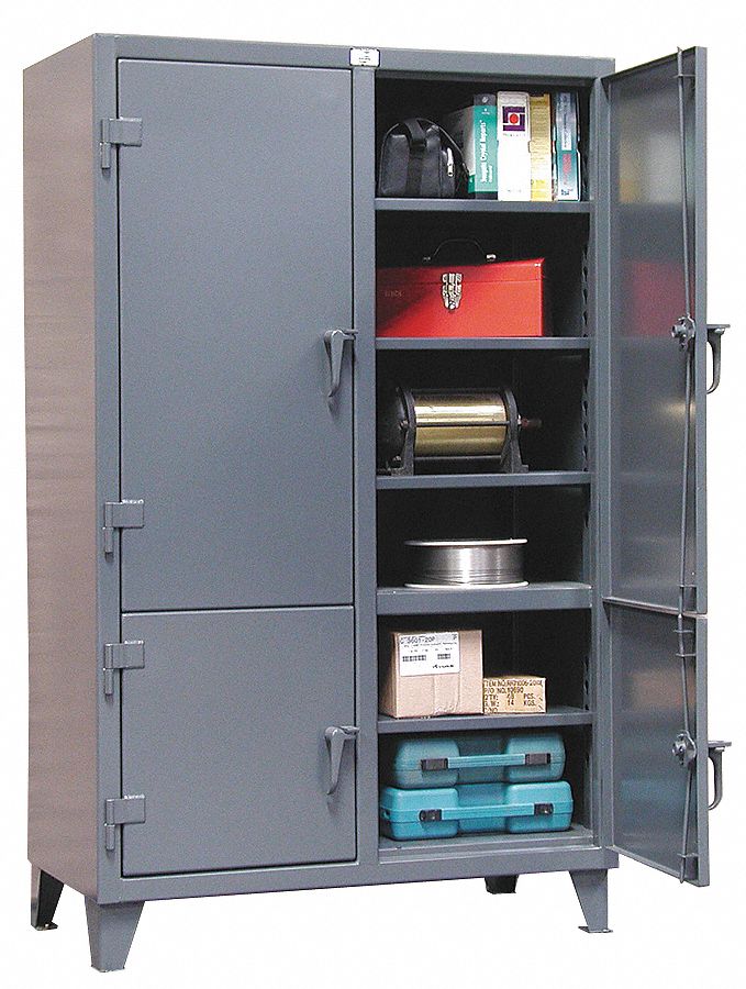 STRONG HOLD Heavy Duty Storage Dark Gray, 78 in H X 72 in W X