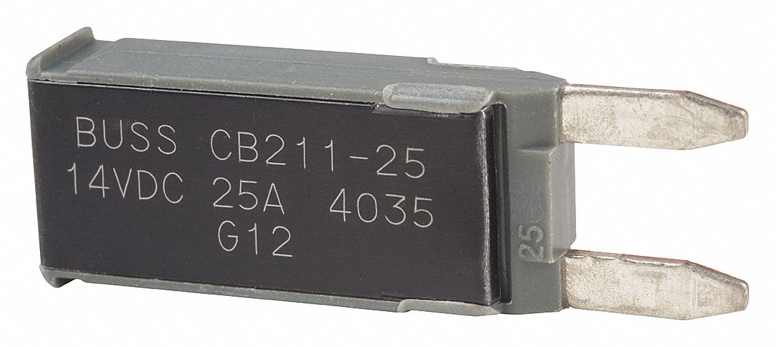 BUSSMANN CB21125 Automotive Circuit Breaker,CB211,25A,14V eBay