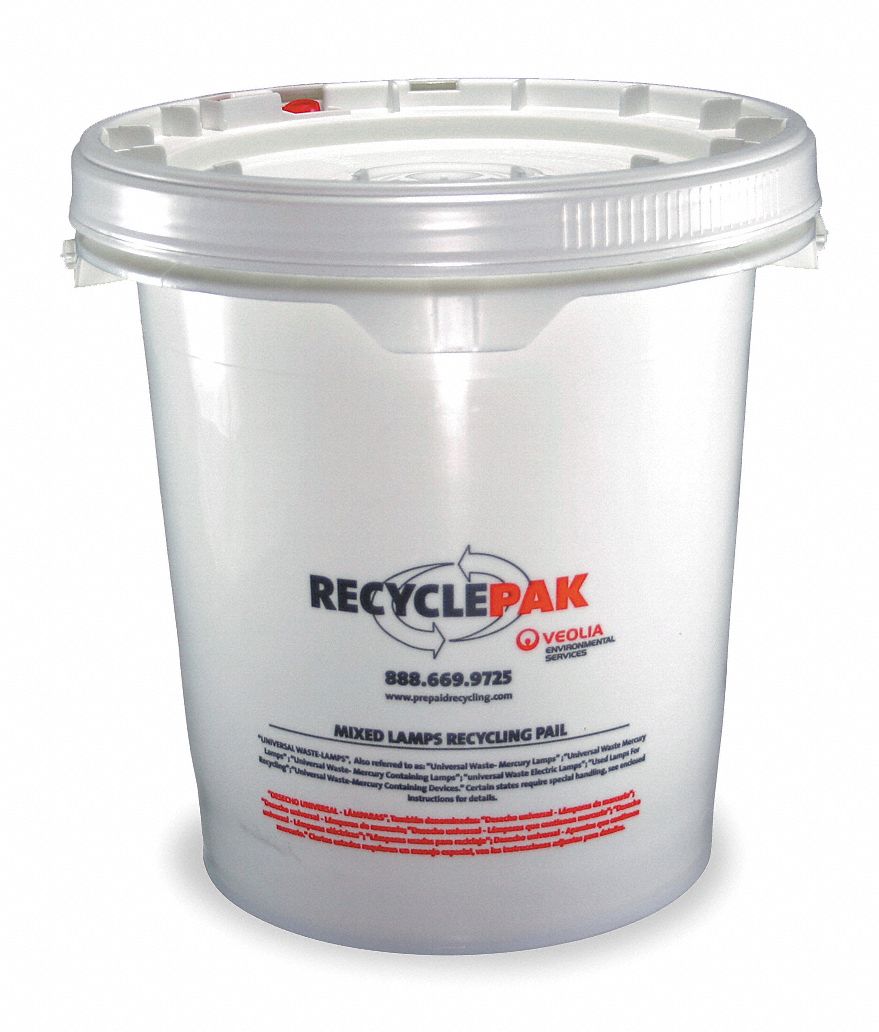 RECYCLEPAK, For (45 to 90) Small and Medium CFL or LED Lighting Shape