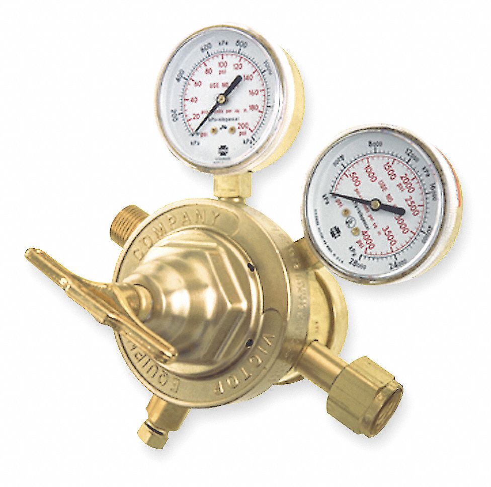 VICTOR Acetylene, Regulator, 2 to 15 psi 5KJ790781G3984 Grainger