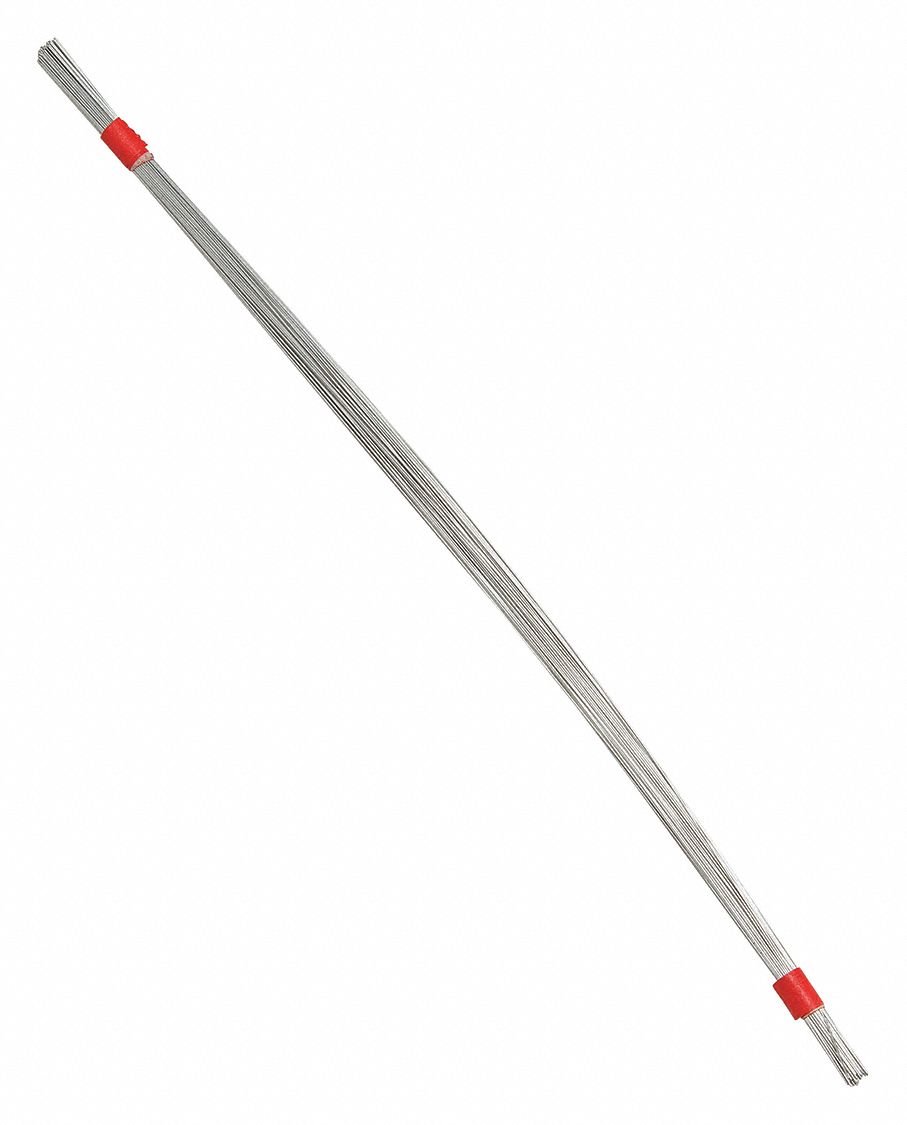 BRADY Tag Fastener Type Wire, Finish Galvanized, Steel, 12 in Length