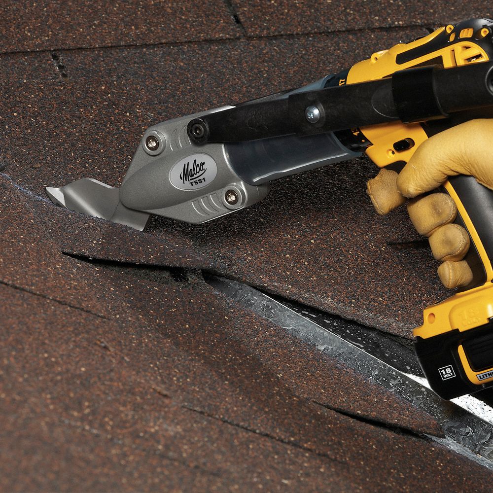 MALCO Asphalt Shingle Cutter Drill Attachment, 1/2 in Capacity Shingles