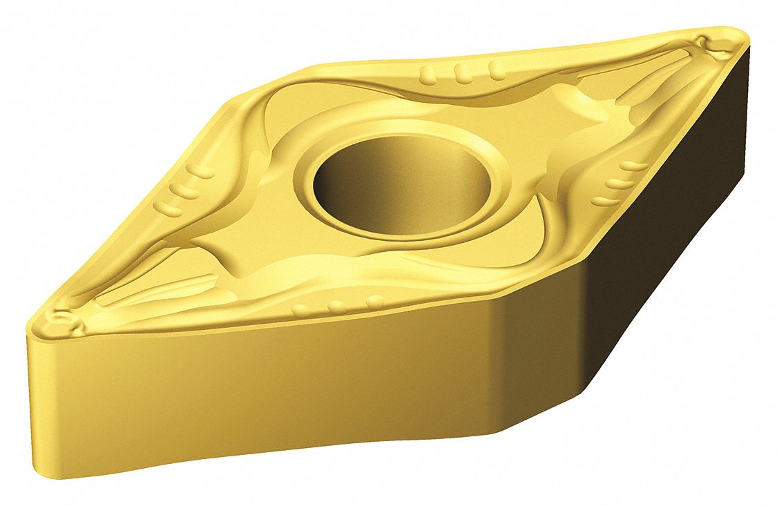 SANDVIK COROMANT, DNMG Insert, Neutral, Turning Insert 5AZV8DNMG 432