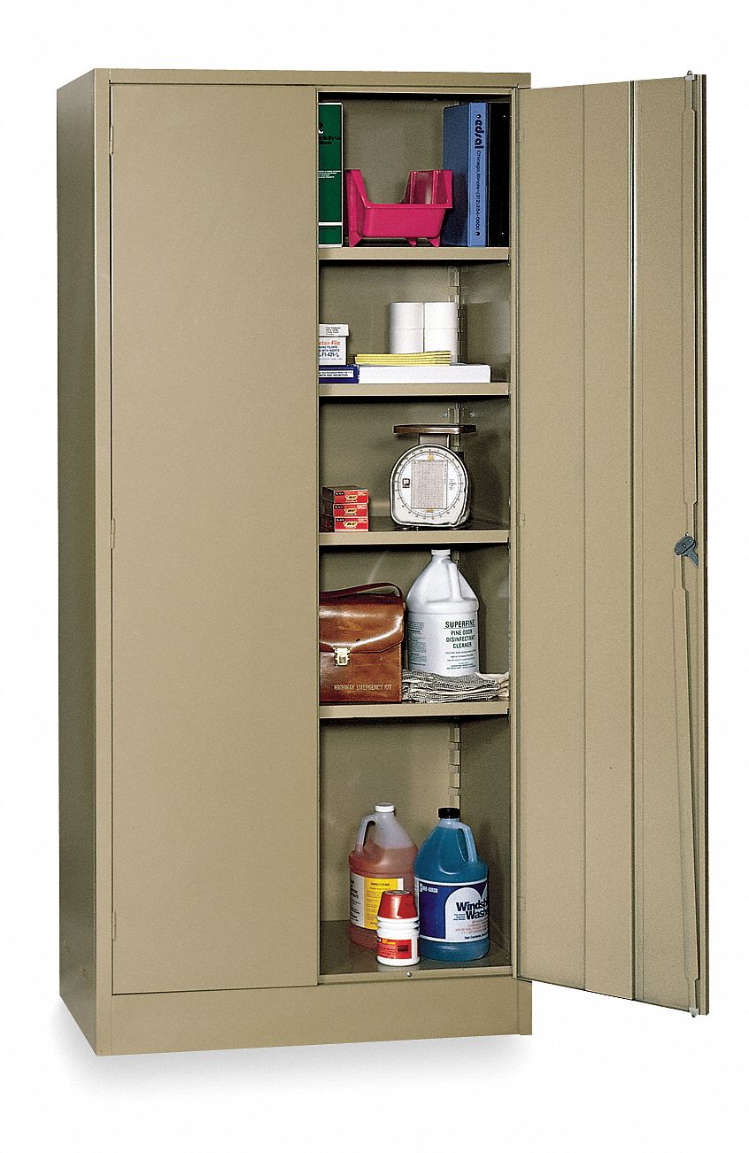 EDSAL Commercial Storage Tan, 78 in H X 36 in W X 24 in D