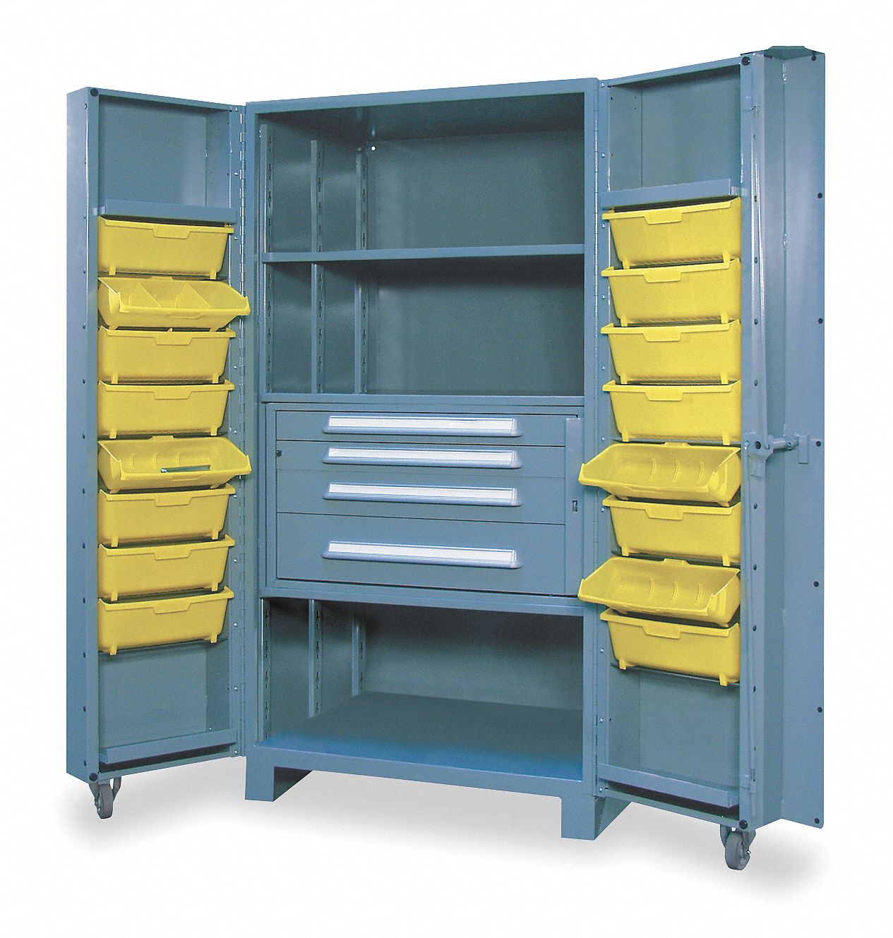 LYON, 39 in x 36 1/2 in 76 in, 2 Shelves, Bin 5LA81DD1104F