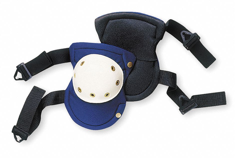 CLC Swivel 2Strap Knee Pads, Blue/White, Universal 5LF33V6355