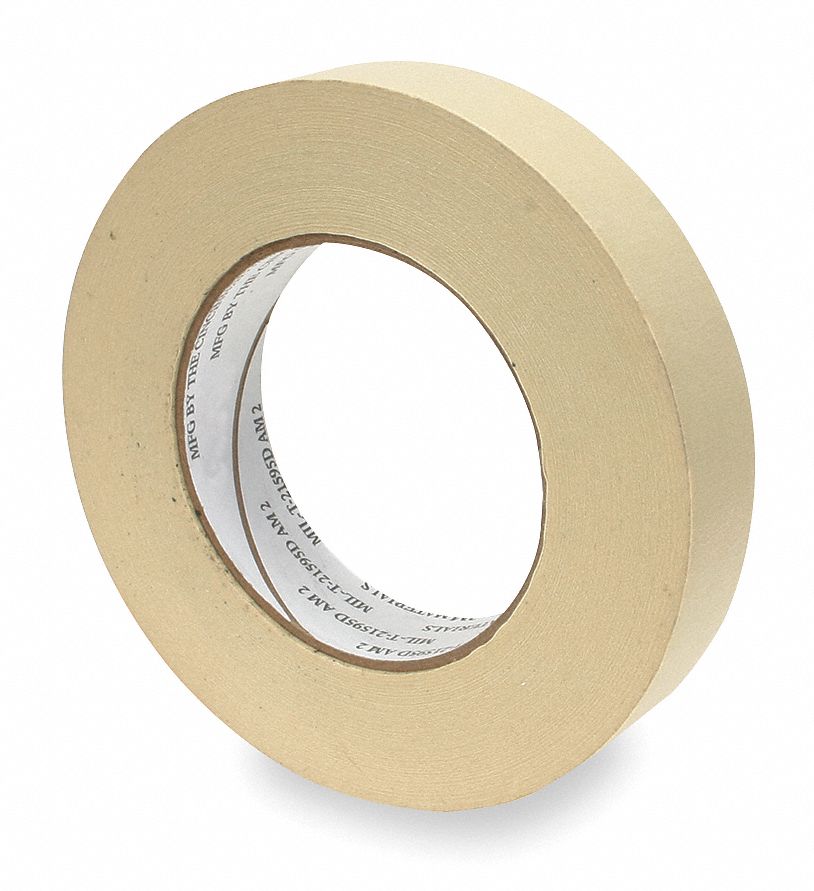 ABILITY ONE Masking Tape, Number of Adhesive Sides 1, Tape Backing