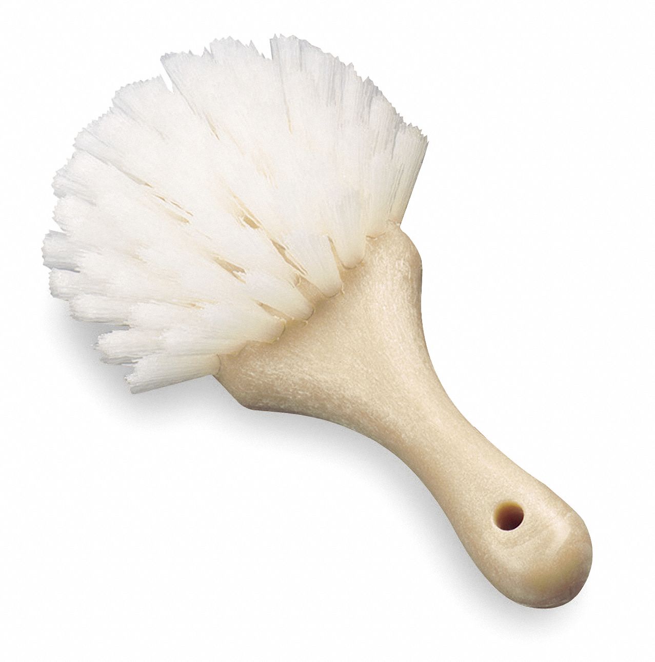ABILITY ONE Scrub Brush Nylon Bristles, Plastic Handle, 3 3/4 in Brush