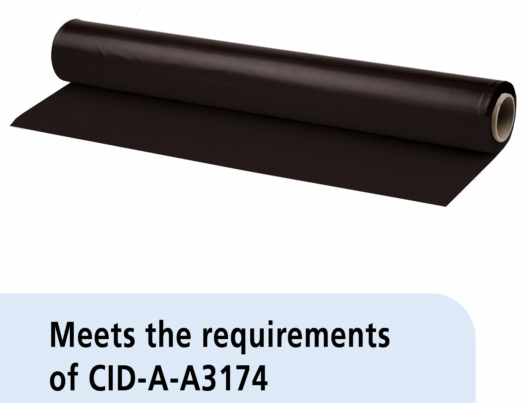 ABILITY ONE Plastic Sheeting Roll, 100 ft Length, 10 ft Width