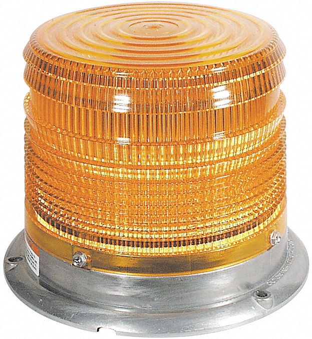 ECCO Low Profile Strobe Light, Amber, Flashing - 5LNF6|6650A - Grainger