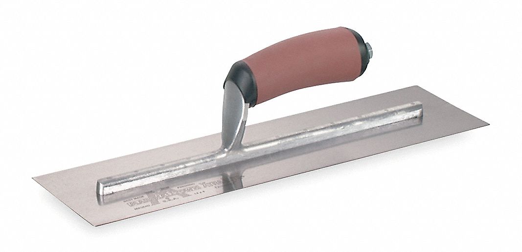 MARSHALLTOWN Concrete Finish Trowel, 18 In, Soft Grip 5LP10MXS81D