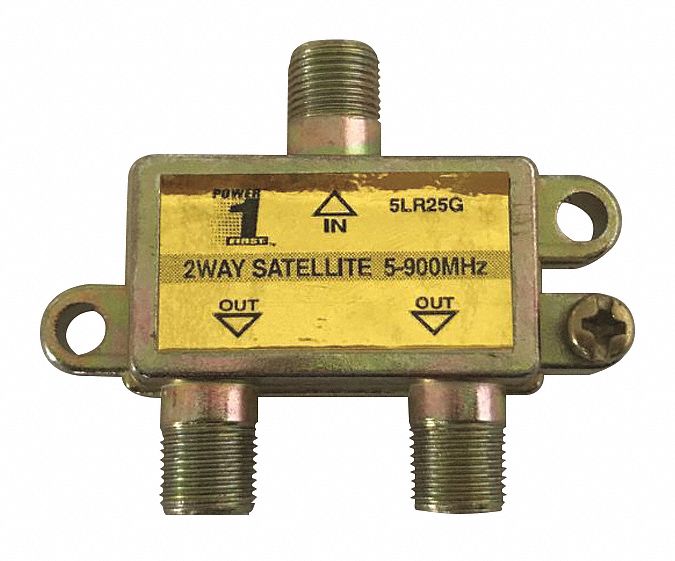 POWER FIRST, Splitter, 1 Connections, Cable Splitter - 5LR25|5LR25