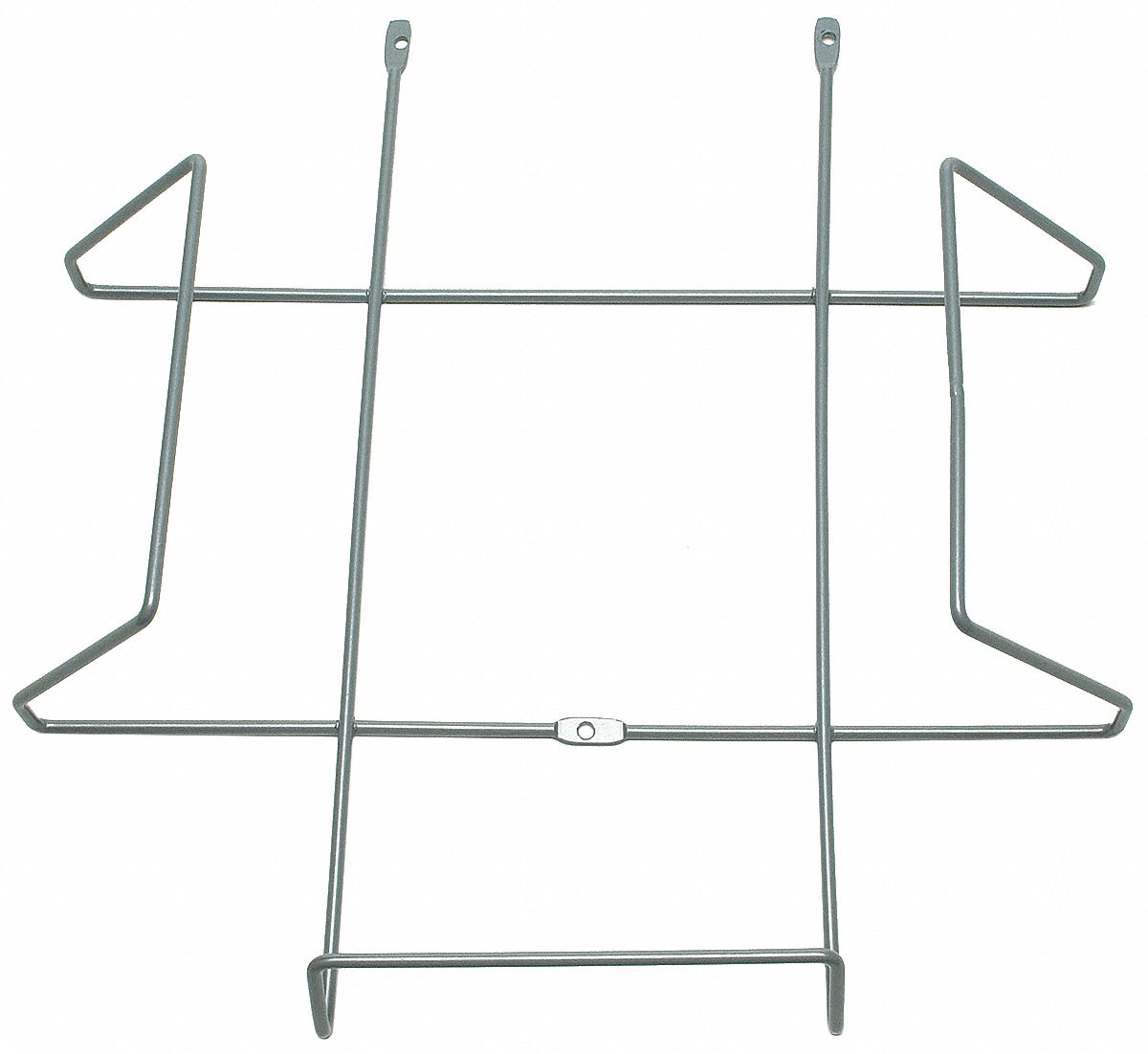 GRAINGER APPROVED Hard Hat Rack Wall Mounting, For 1 Hats, Nickel