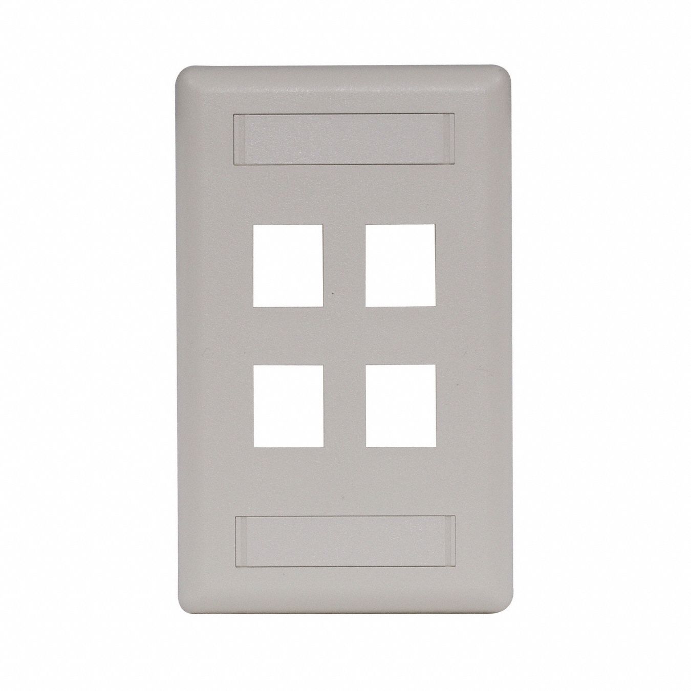 HUBBELL PREMISE WIRING, Wall Plate, Audio/Video, Wall Plate 5LV25