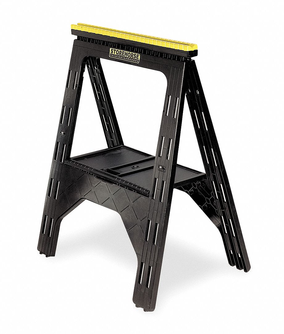 Folding Portable Sawhorse - Grainger