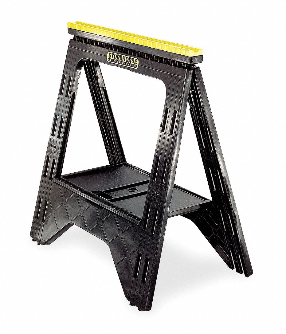 Folding Portable Sawhorse - Grainger