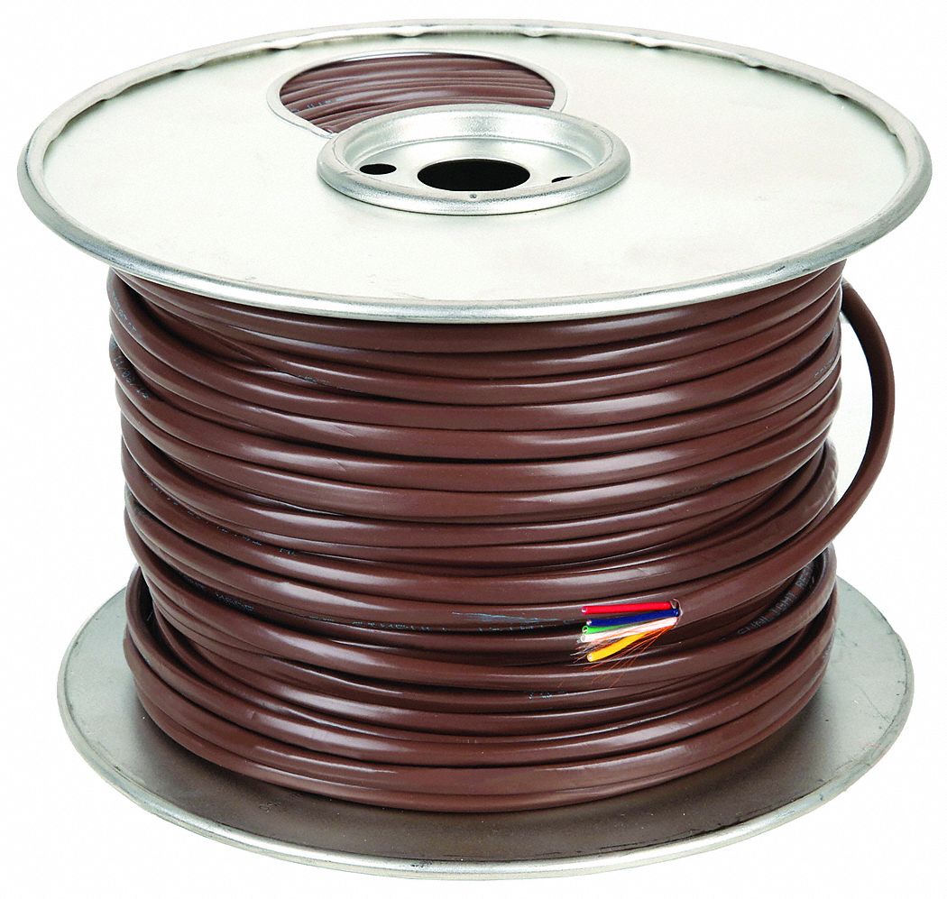 18 AWG Wire Size, 5 Conductors, Thermostat Wire - 5LWP8|553050407