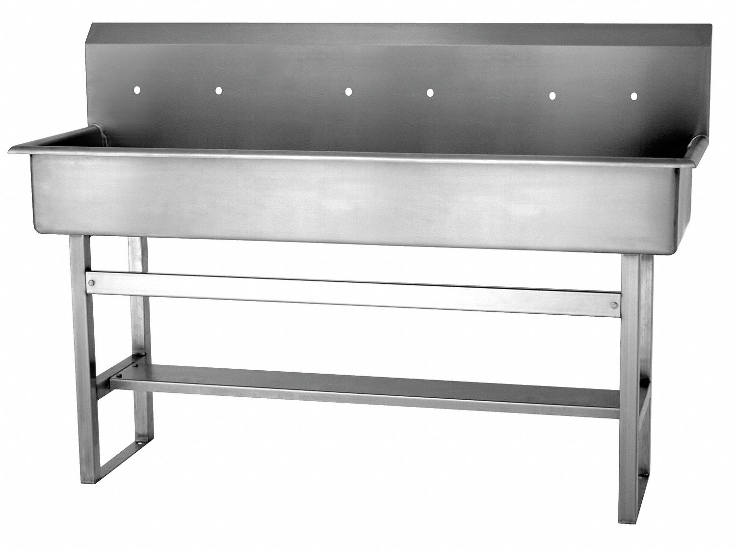 SANILAV SaniLav, 3, Floor, Stainless Steel, Wash Station 5LYA356F8 Grainger