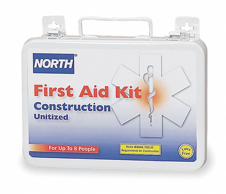 HONEYWELL NORTH First Aid Kit, Kit, Steel, Workplace, 8 People Served