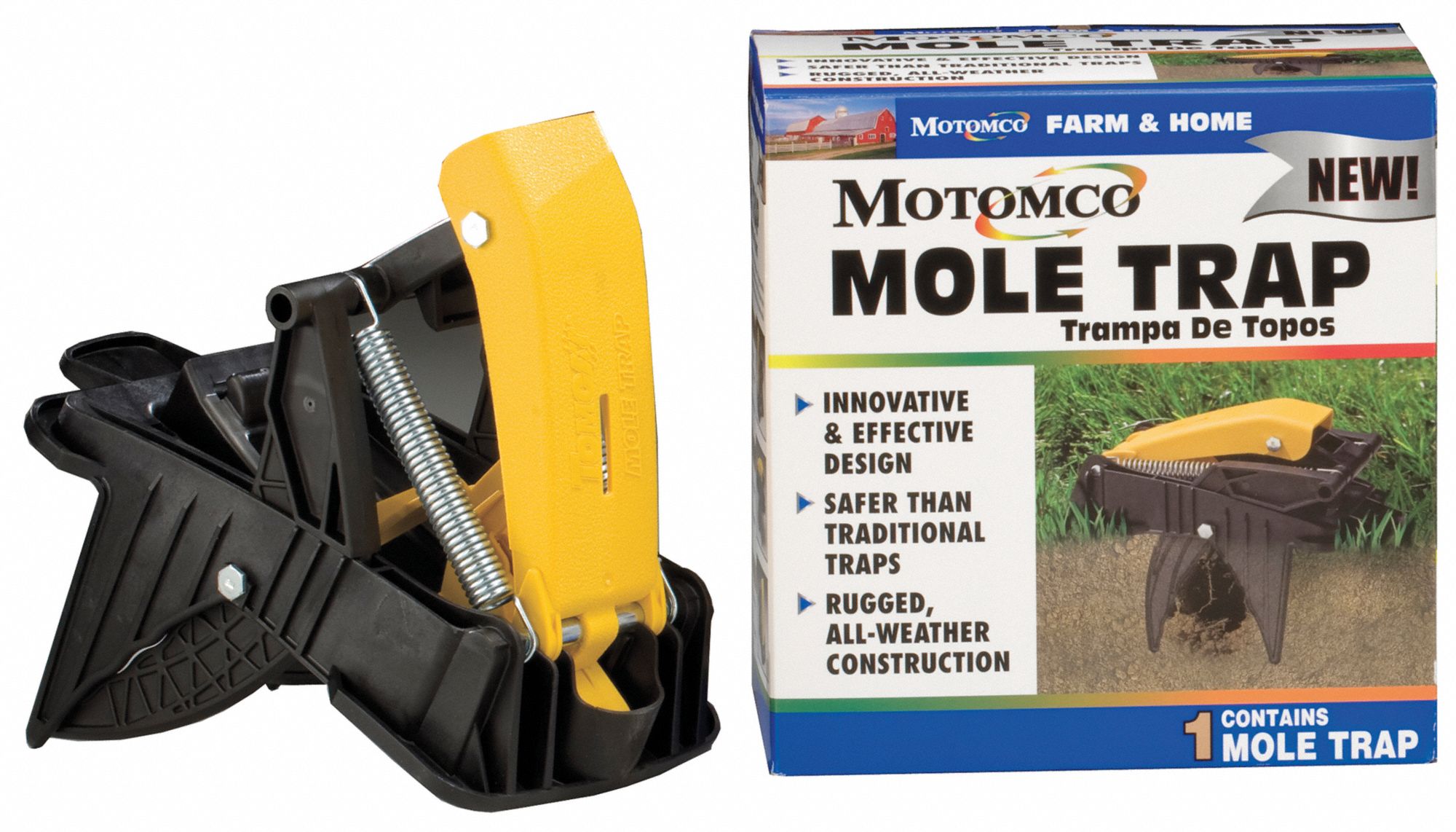 MOTOMCO, Mole Trap, Moles, Mole Trap 5MGY834160 Grainger