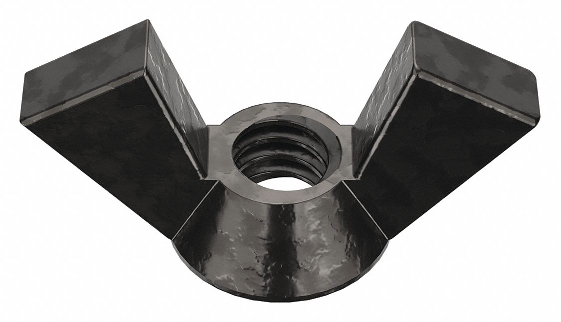 1/4"20 Thread Size, Malleable Iron, Wing Nut 5MND70CD816A17