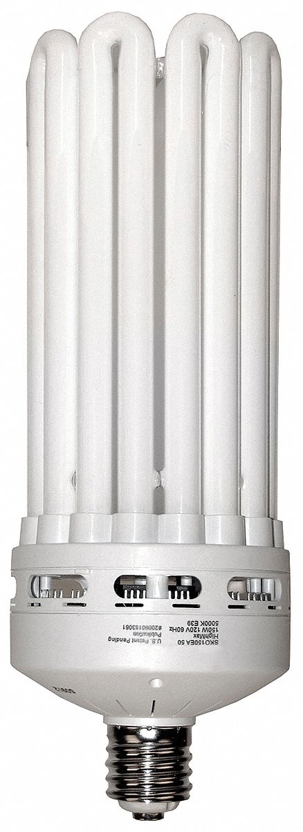 LUMAPRO Lámpara Fluorescente Compacta Enroscable, 150 Watts, Forma del