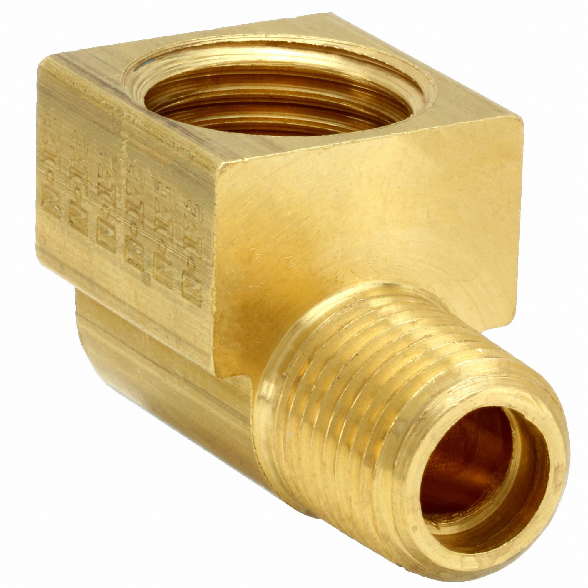 Fittings Eaton Weatherhead 402X2 Brass CA360 Inverted Flare Brass