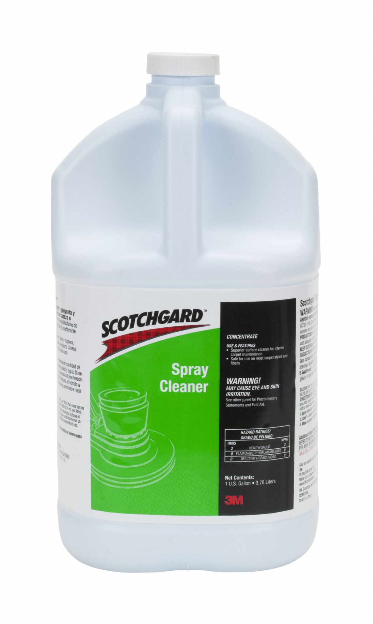 3M, Jug, 1 gal, Carpet Shampoo 5ND385.0048E+13 Grainger