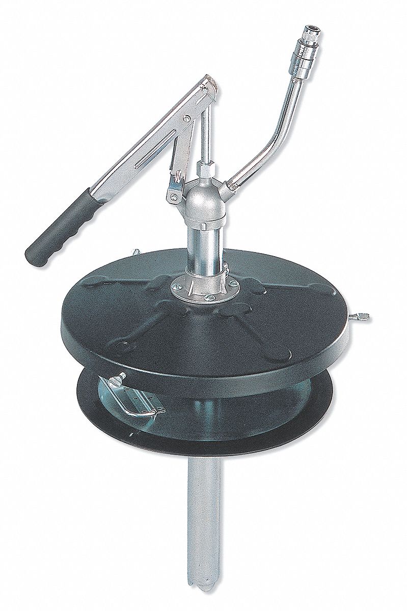 WESTWARD Grease Gun Filler Pump, Fits Container Size 25 to 50 lb., 1 oz