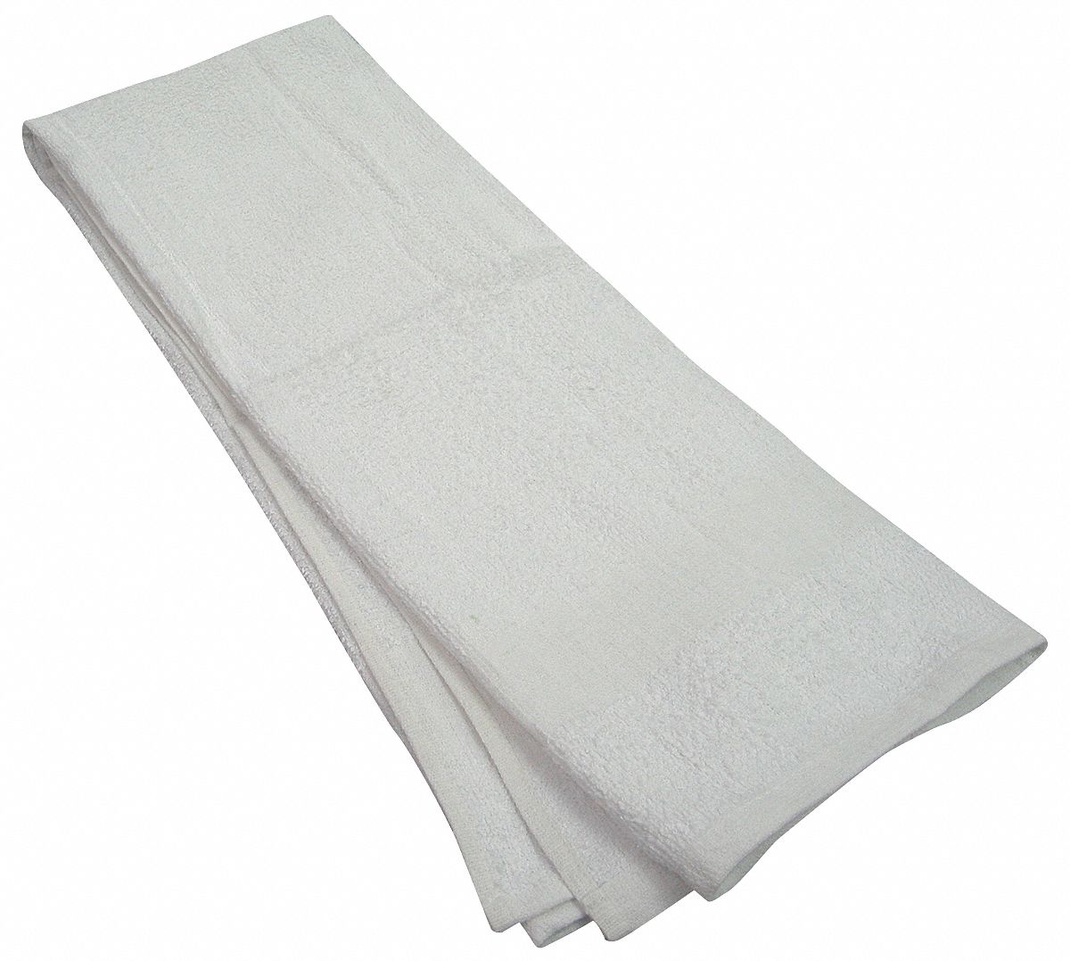 R & R TEXTILE 40 in x 20 in 100 Cotton Bath Towel, White; PK12 5NWR7