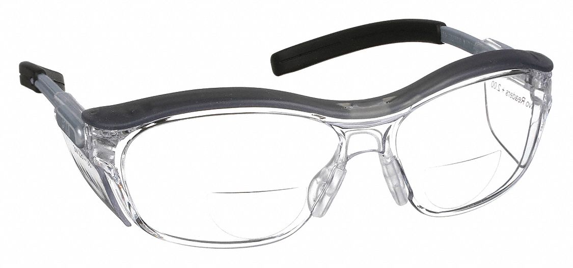 3M, AntiFog, No Foam Lining, Bifocal Safety Reading Glasses 5PA82