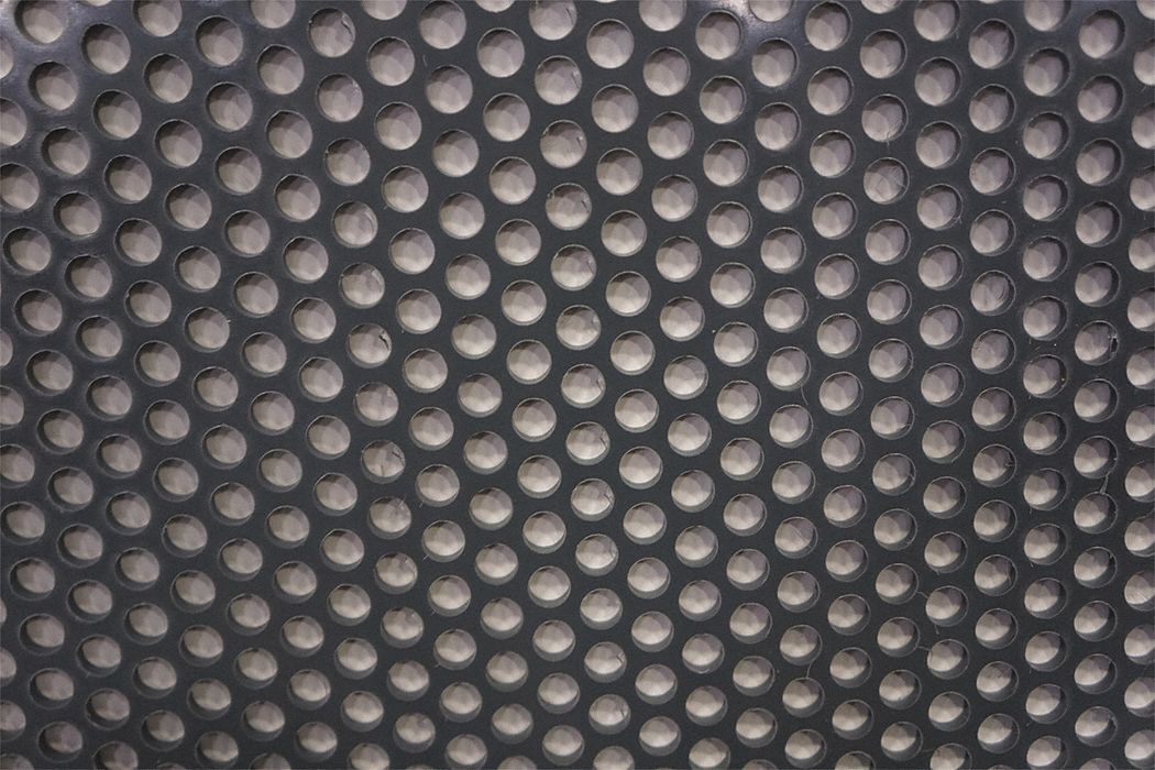 GRAINGER APPROVED Perforated Sheet, PVC Type 1, Standard Grade, 32 in