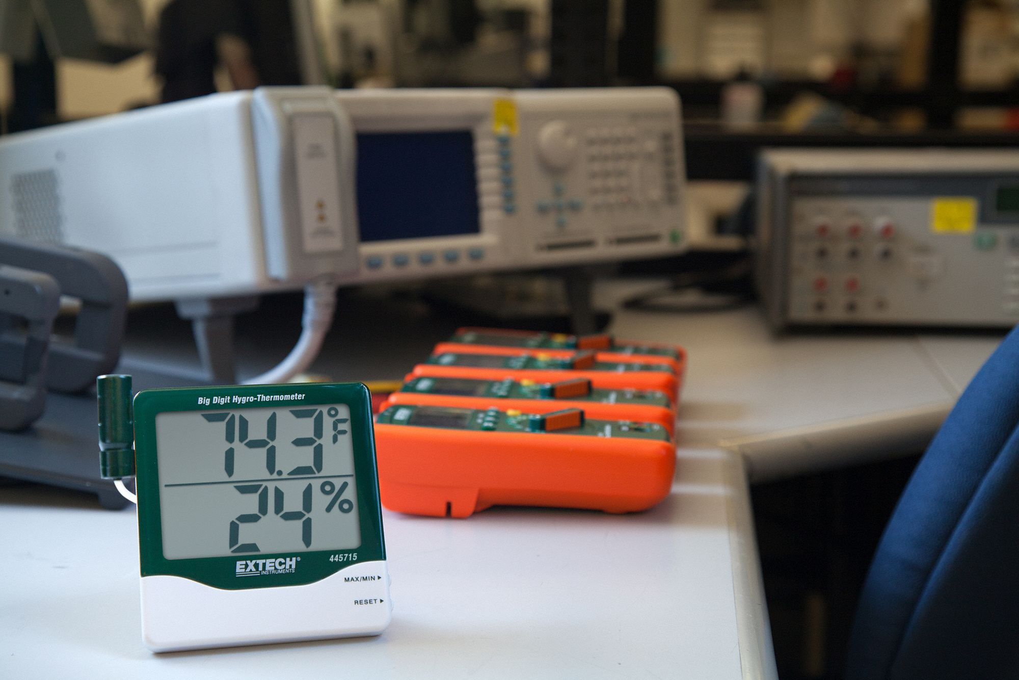 EXTECH Digital Hygrometer, Temperature, Number of Sensors 1 5PE78