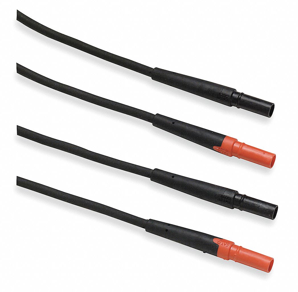 FLUKE 5 ft Straight Shrouded Plug to Straight Shrouded Plug Modular