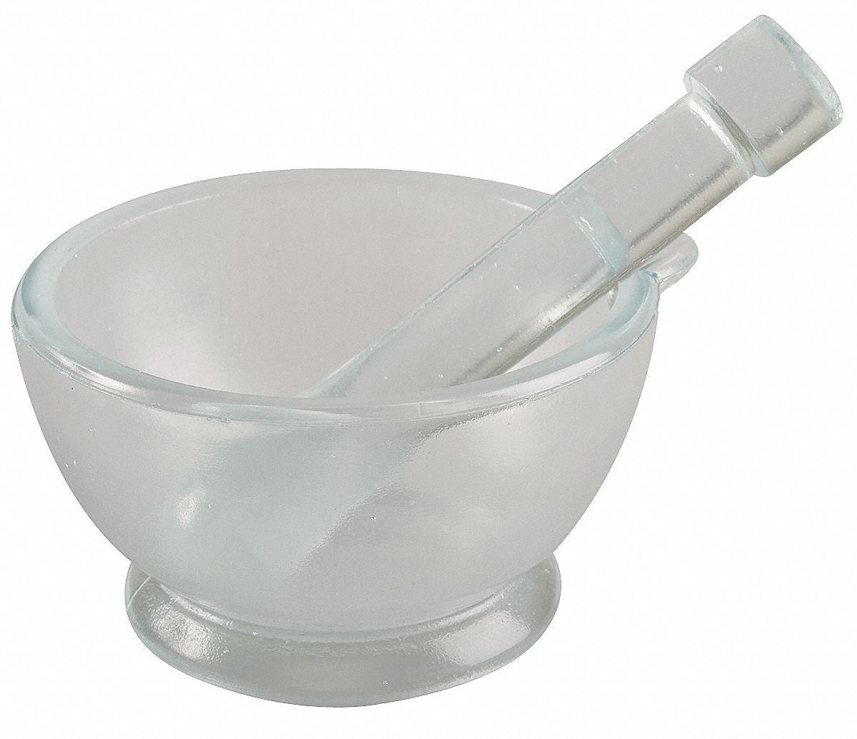 LAB SAFETY SUPPLY, 75 mm Inside Dia., 8, Mortar and Pestle Set 5PTG6