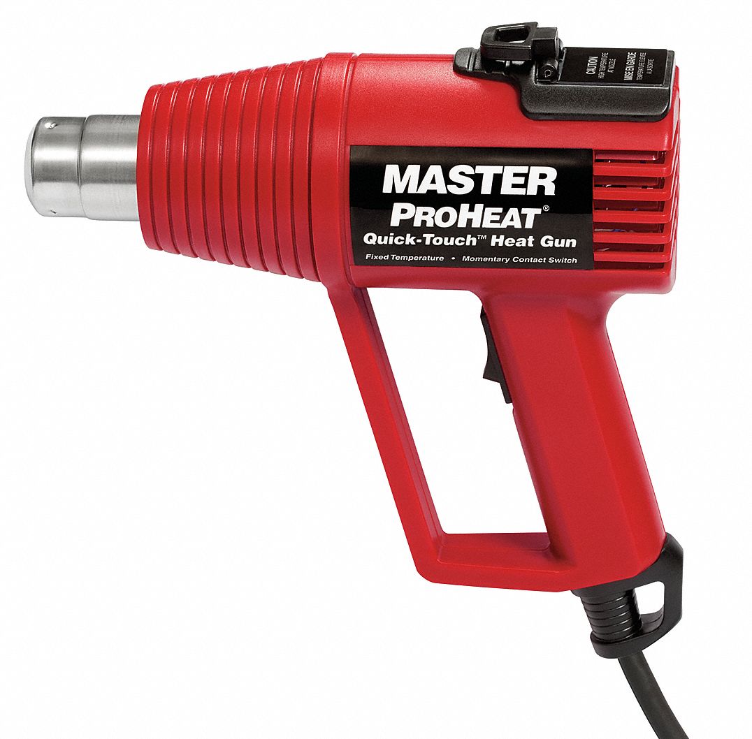 MASTER APPLIANCE Electric Heat Gun 120V AC, Fixed Temp. Settings, 1000