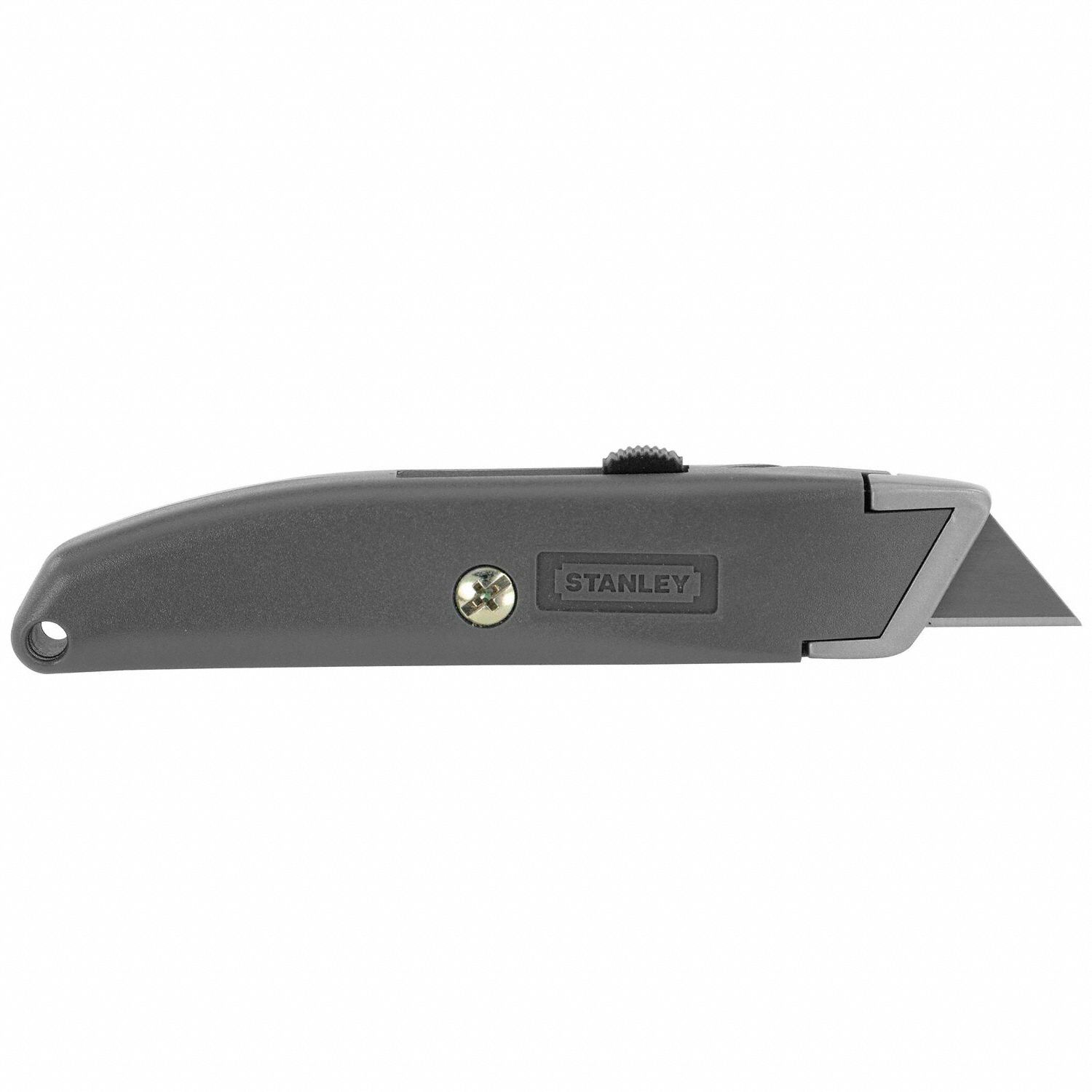 STANLEY, 6 in Overall Lg, Steel Std Tip, Utility Knife 5R67510175