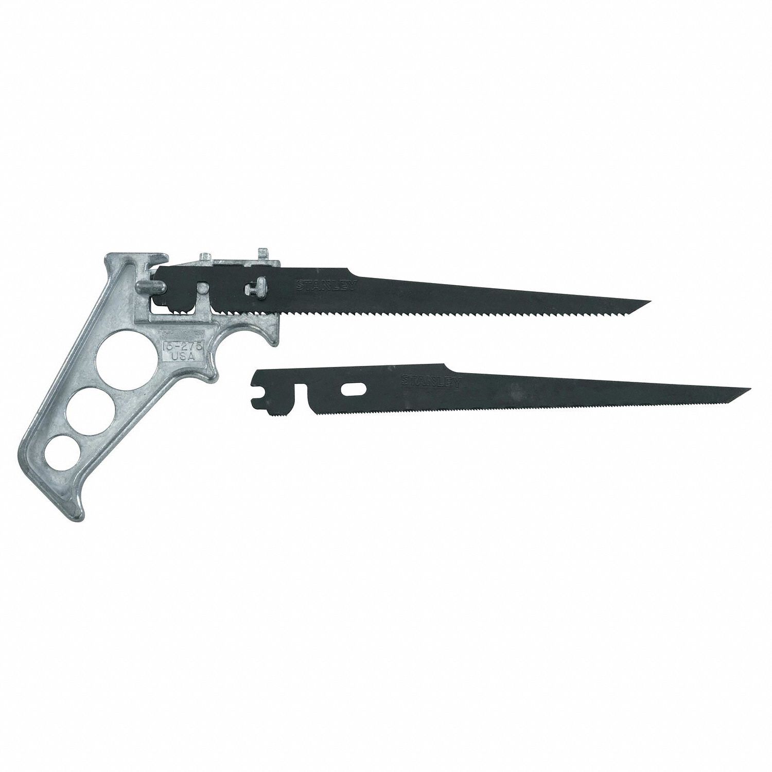 STANLEY, 7 in Blade Lg, Steel, Keyhole Saw 5R80415275 Grainger