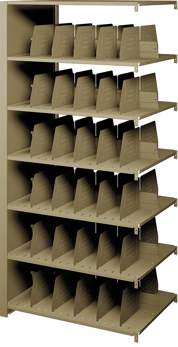TENNSCO, AddOn, 12 Shelves, Open File Shelving 5RGY1247648AC Grainger