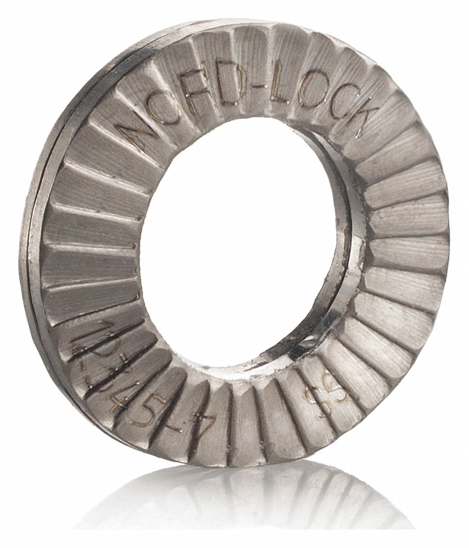 NORDLOCK Lock Washer, Bolt M20, 316 SS, PK100 5UTA62718 Grainger
