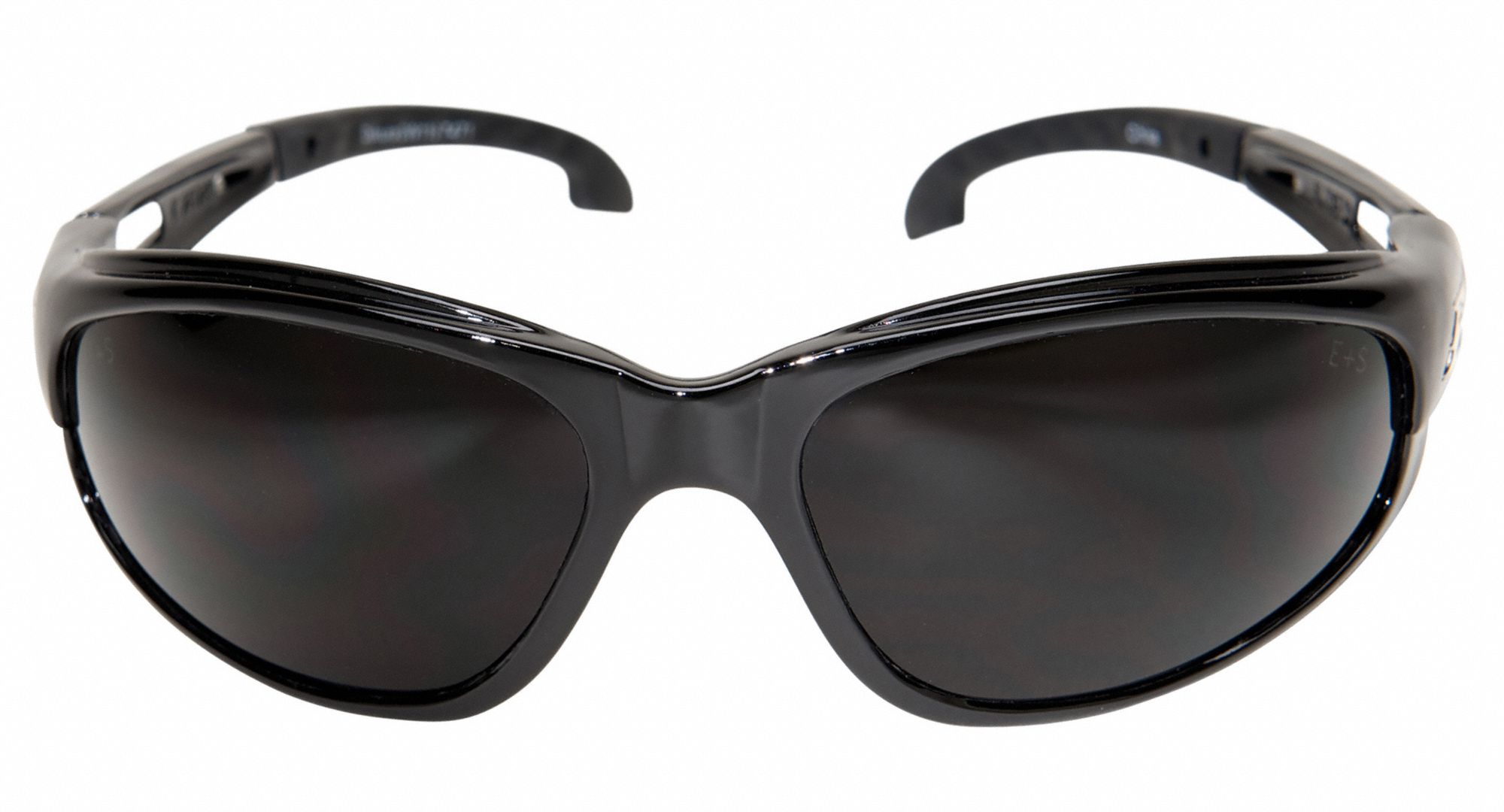 EDGE EYEWEAR Safety Glasses Wraparound Frame, FullFrame, Gray, Black, Black, M Eyewear Size